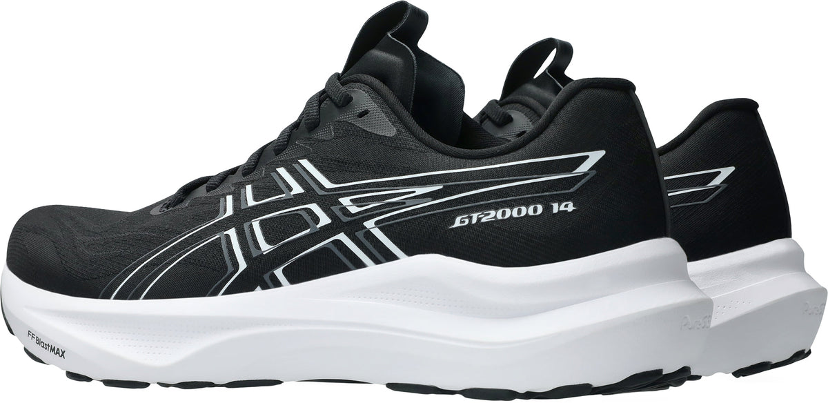 Men's GT 2000 14 Wide Fit Road Running Shoes - Black