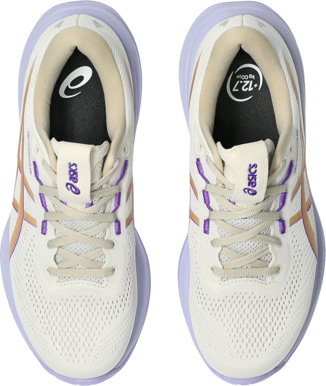 Women's Gel Cumulus 28 Road Running Shoes - Cream