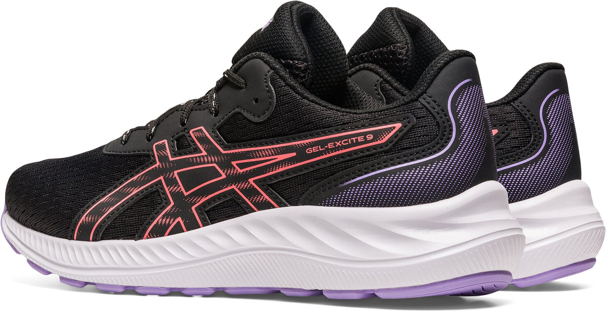 Junior Gel Excite 9 GS Road Running Shoes - Black