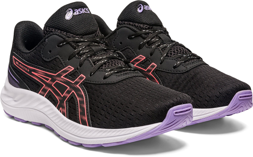 Junior Gel Excite 9 GS Road Running Shoes - Black