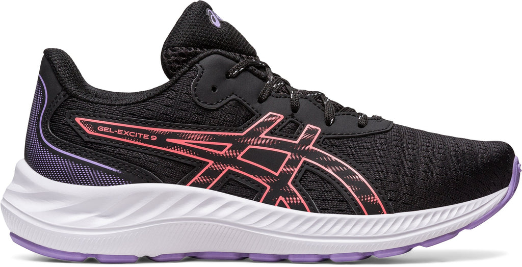 Junior Gel Excite 9 GS Road Running Shoes - Black