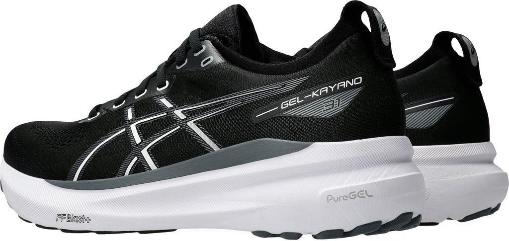 Men's Gel Kayano 31 Wide Fit (2E) Road Running Shoes - Black