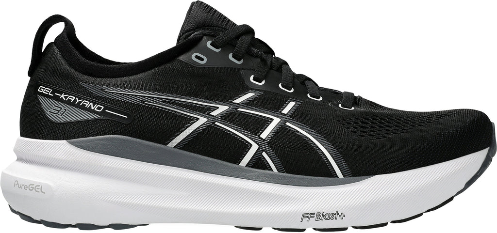Men's Gel Kayano 31 Wide Fit (2E) Road Running Shoes - Black