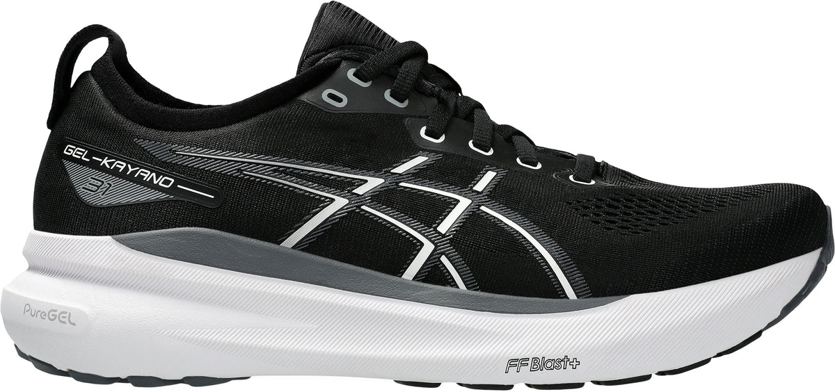 Men's Gel Kayano 31 Wide Fit (2E) Road Running Shoes - Black