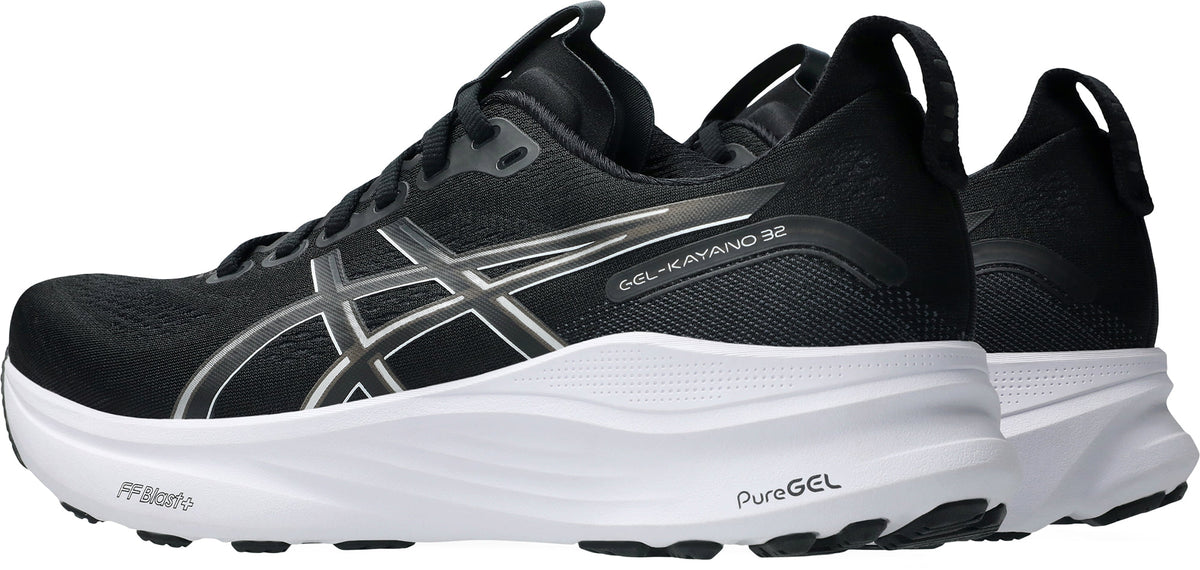 Men's Gel Kayano 32 Wide Fit (2E) Road Running Shoes - Black