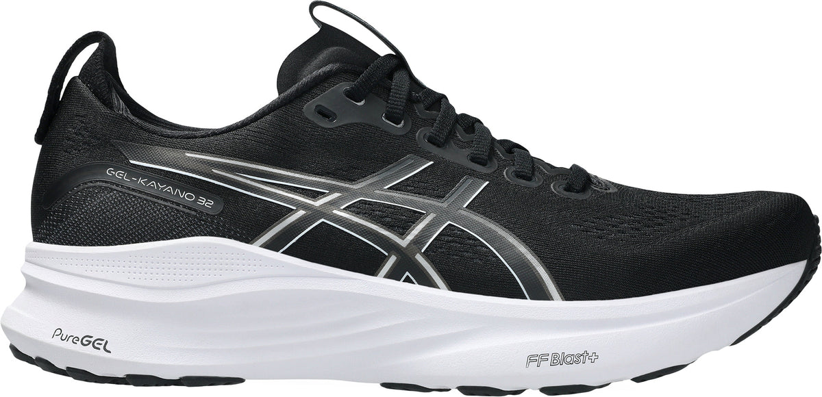 Men's Gel Kayano 32 Wide Fit (2E) Road Running Shoes - Black