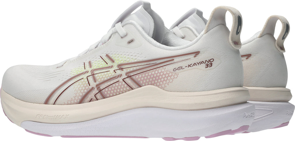 Women's Gel Kayano 33 Road Running Shoes - White
