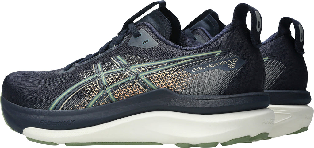 Men's Gel Kayano 33 Wide Fit (2E) Road Running Shoes - Blue