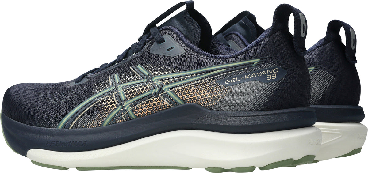 Men's Gel Kayano 33 Wide Fit (2E) Road Running Shoes - Blue