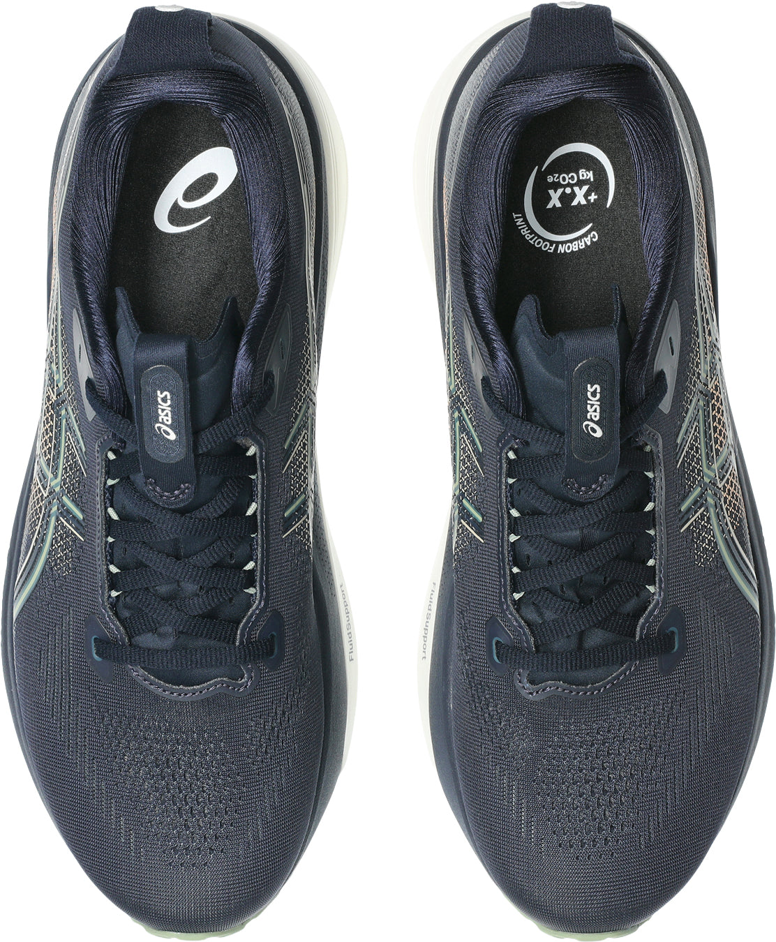 Men's Gel Kayano 33 Wide Fit (2E) Road Running Shoes - Blue
