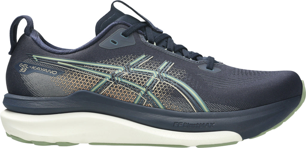 Men's Gel Kayano 33 Wide Fit (2E) Road Running Shoes - Blue