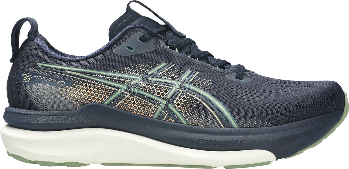 Men's Gel Kayano 33 Wide Fit (2E) Road Running Shoes - Blue