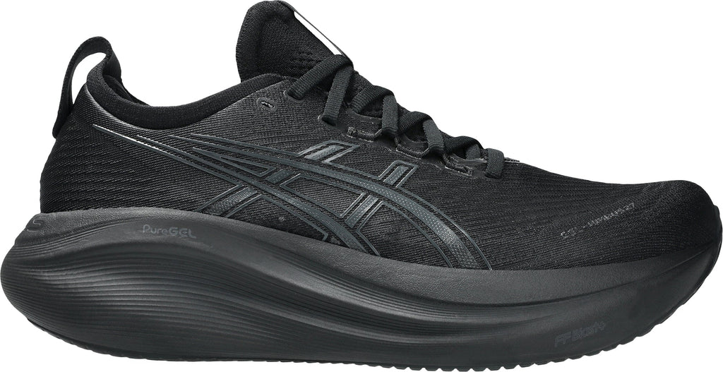 Men's Gel Nimbus 27 Road Running Shoes - Black