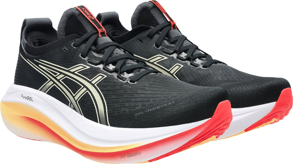 Men's Gel Nimbus 27 Road Running Shoes - Black