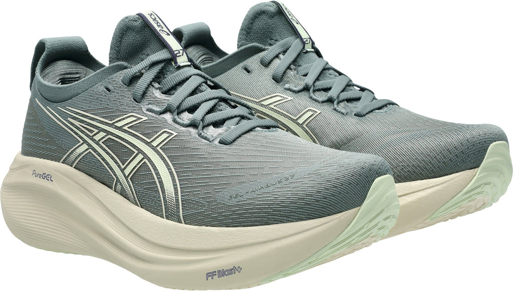 Women's Gel Nimbus 27 Road Running Shoes - Grey