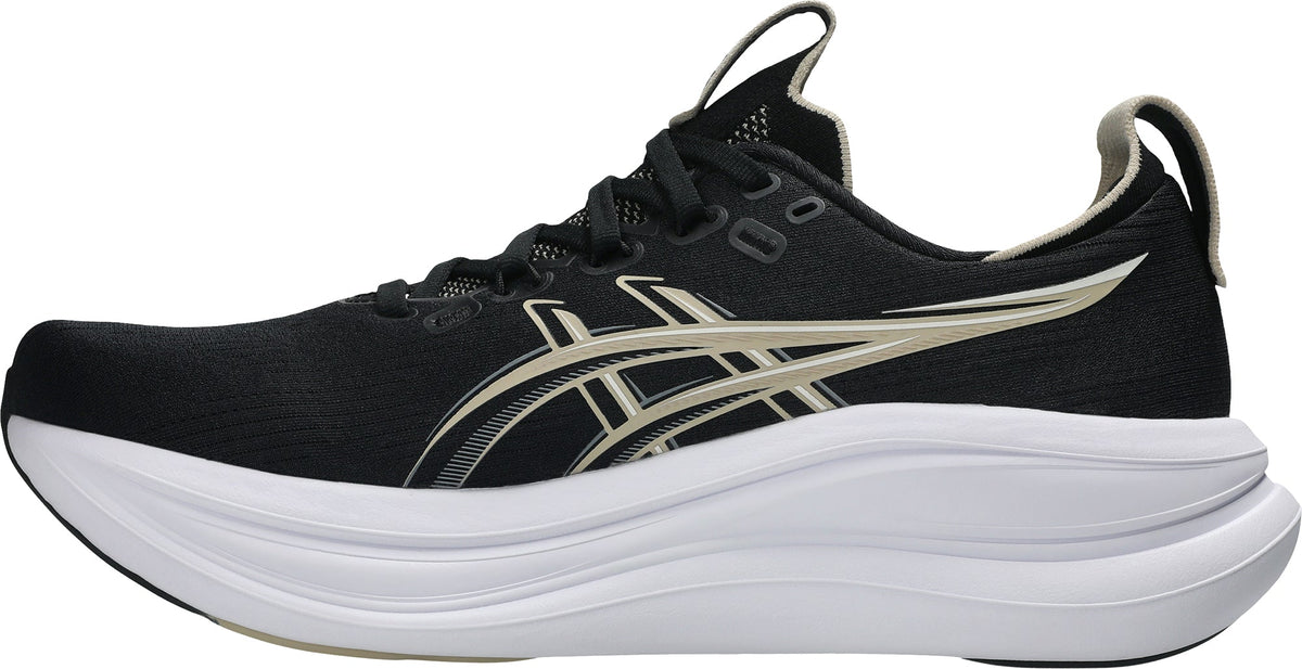 Men's Gel Nimbus 28 Wide Fit Road Running Shoes - Black