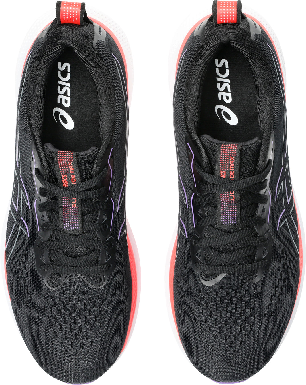 Men's Glideride Max Road Running Shoes - Black