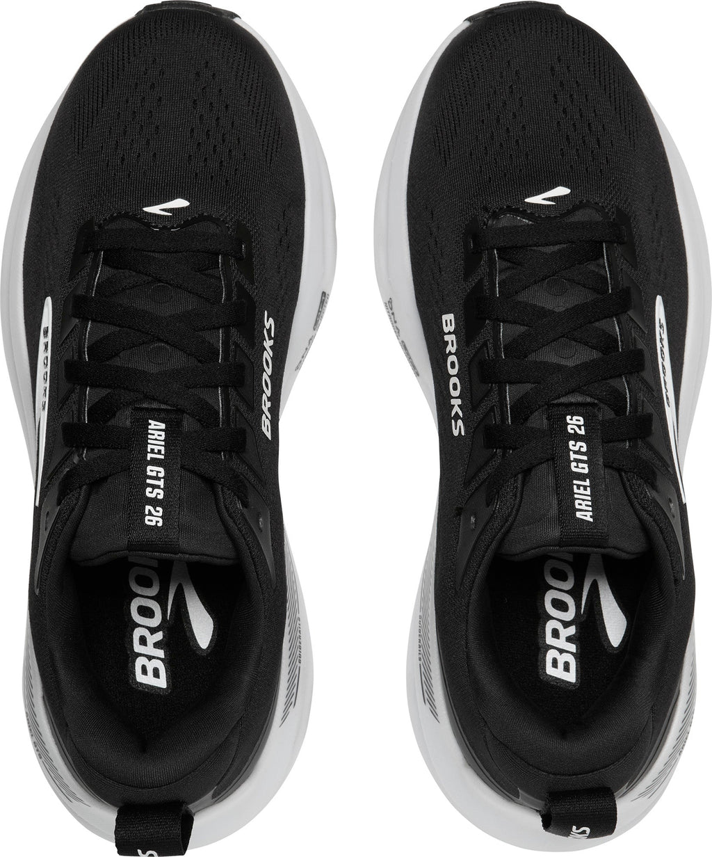 Women's Ariel GTS 26 Wide Fit Road Running Shoes - Black
