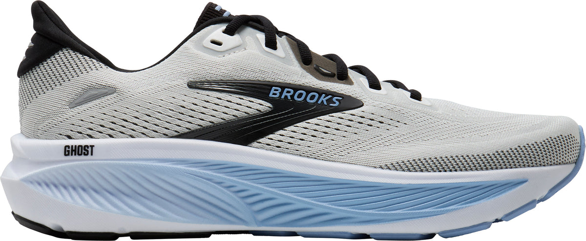 Men's Ghost 18 Wide Fit (2E) Road Running Shoes - White
