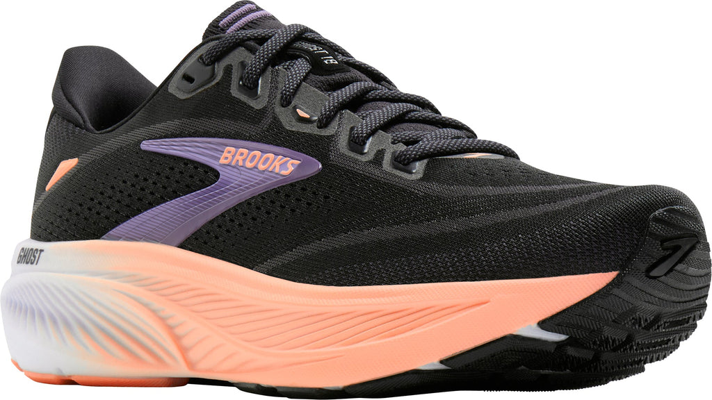 Women's Ghost 18 Road Running Shoes - Black