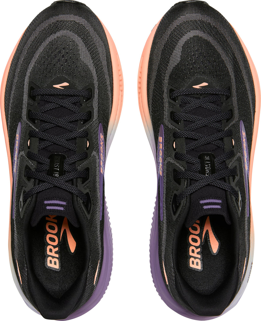 Women's Ghost 18 Road Running Shoes - Black