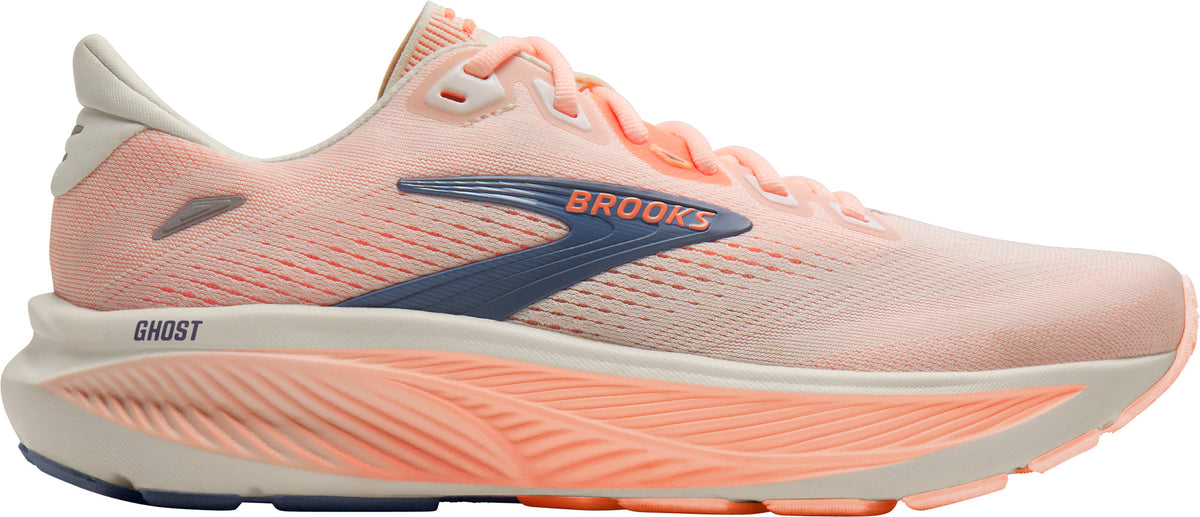 Women's Ghost 18 Wide Fit Road Running Shoes - Orange