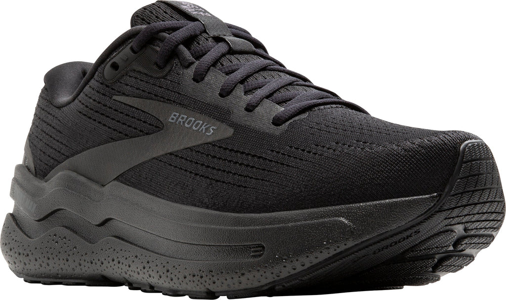 Men's Ghost Max 2 Wide Fit Road Running Shoes - Black