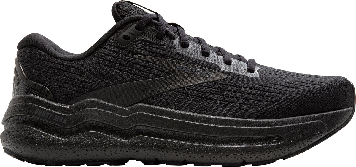 Men's Ghost Max 2 Wide Fit Road Running Shoes - Black