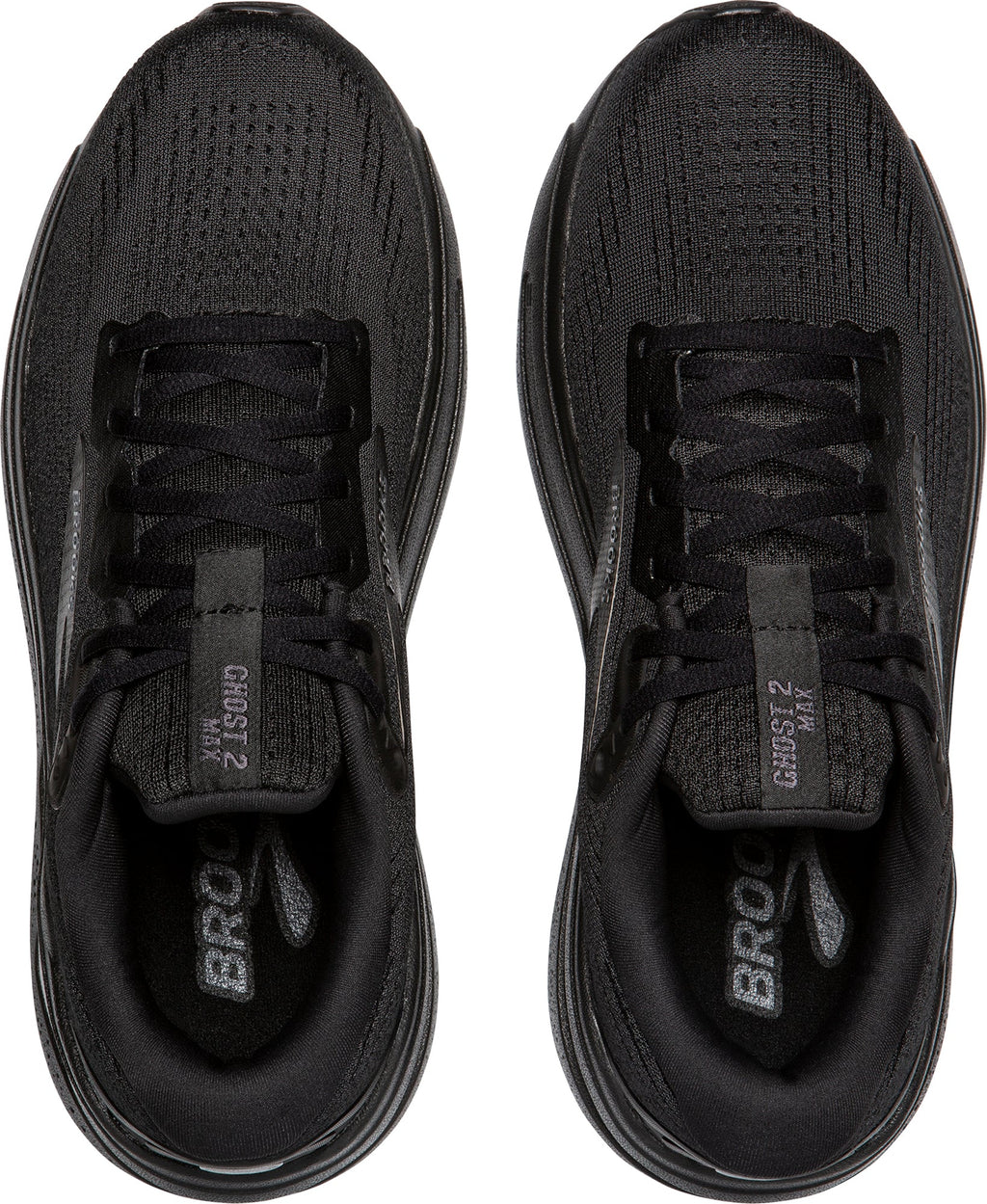 Women's Ghost Max 2 Wide Fit (2E) Road Running Shoes - Black