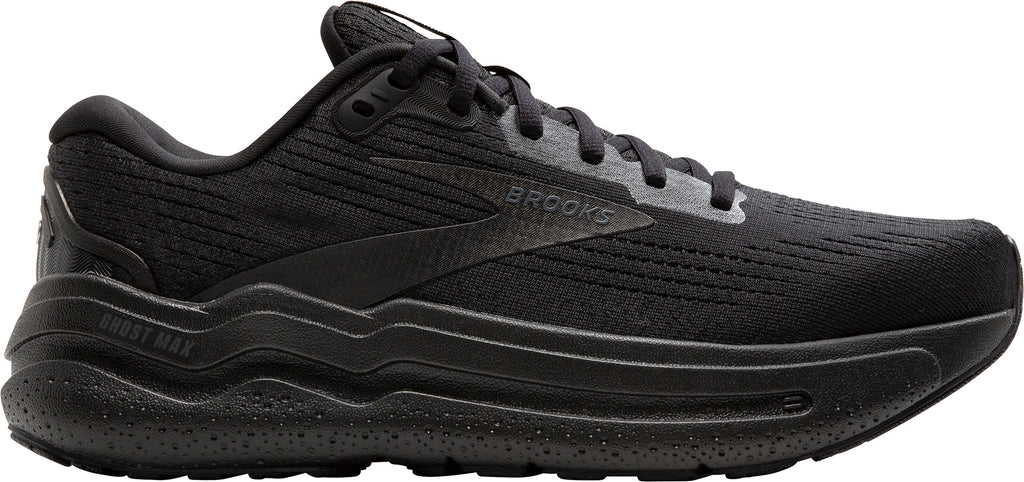 Women's Ghost Max 2 Wide Fit (2E) Road Running Shoes - Black