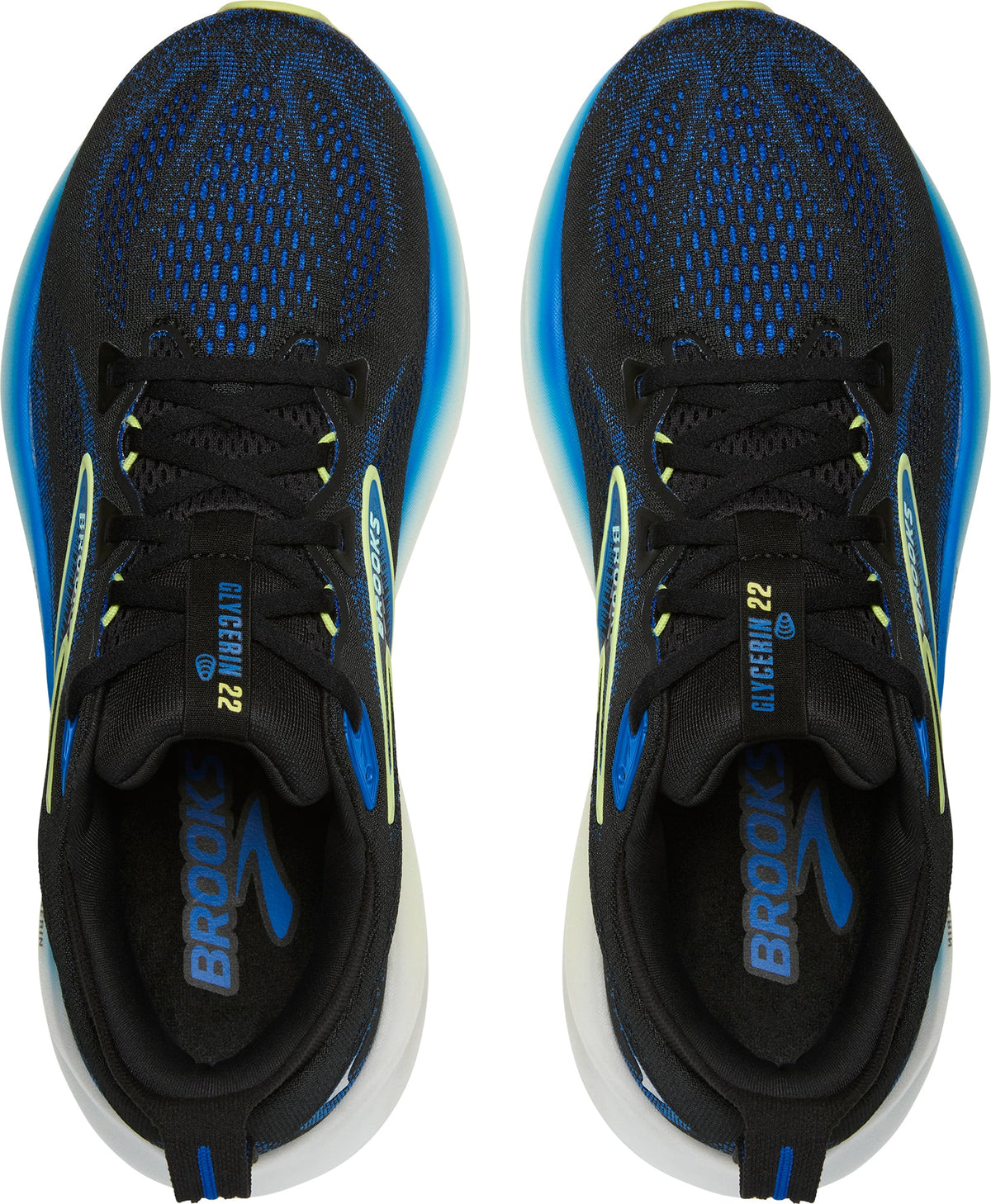 Men's Glycerin 22 Road Running Shoes - Black