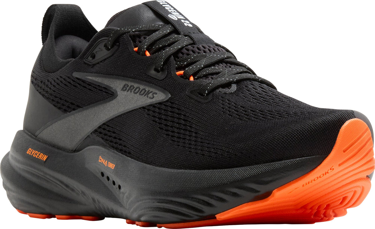 Men's Glycerin 22 Road Running Shoes - Black