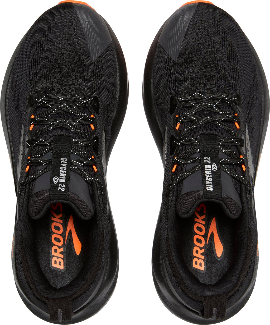 Men's Glycerin 22 Road Running Shoes - Black