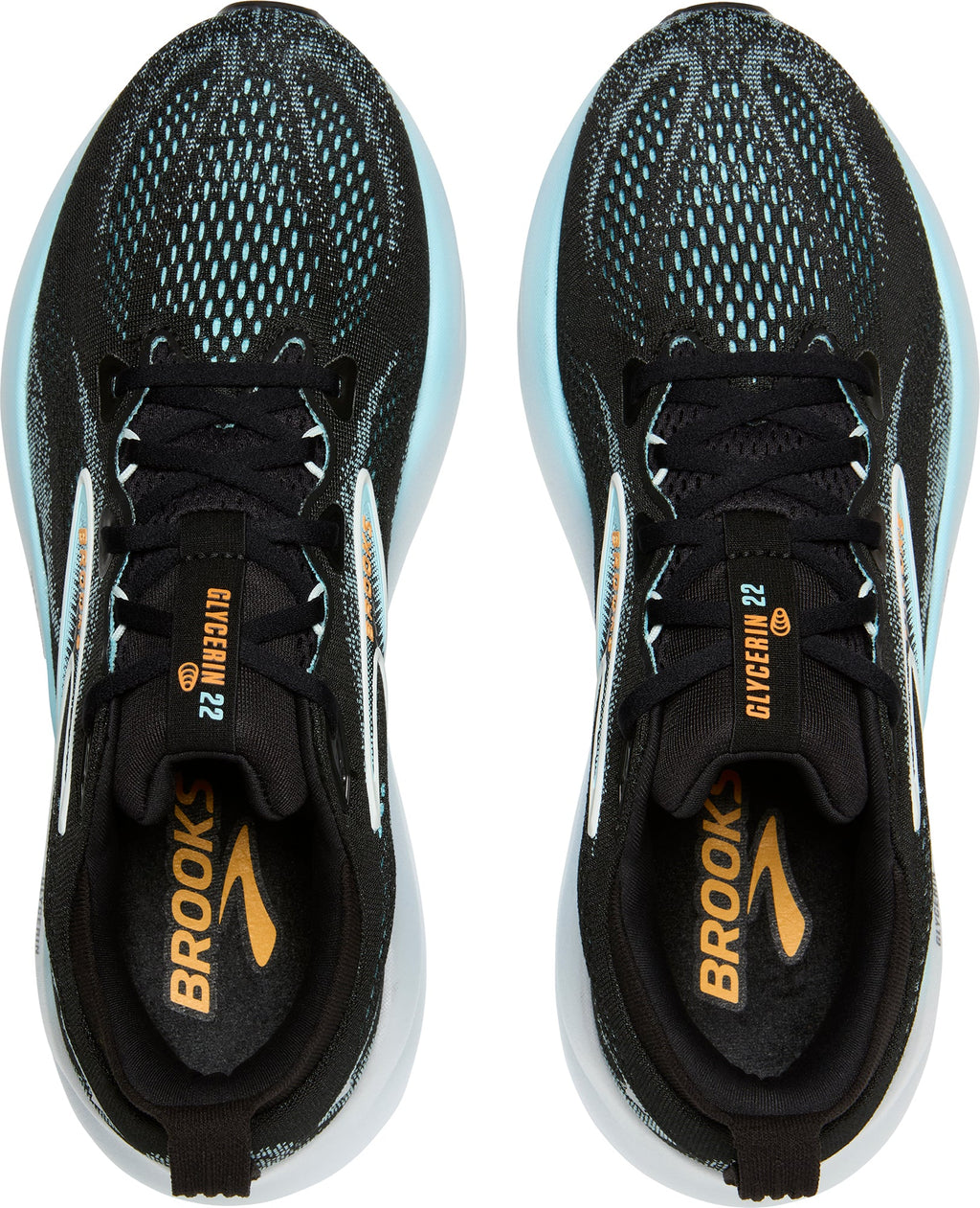 Men's Glycerin 22 Road Running Shoes - Black