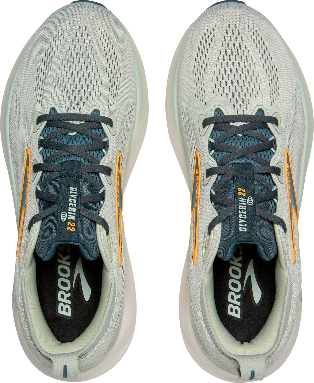 Men's Glycerin 22 Road Running Shoes - Grey