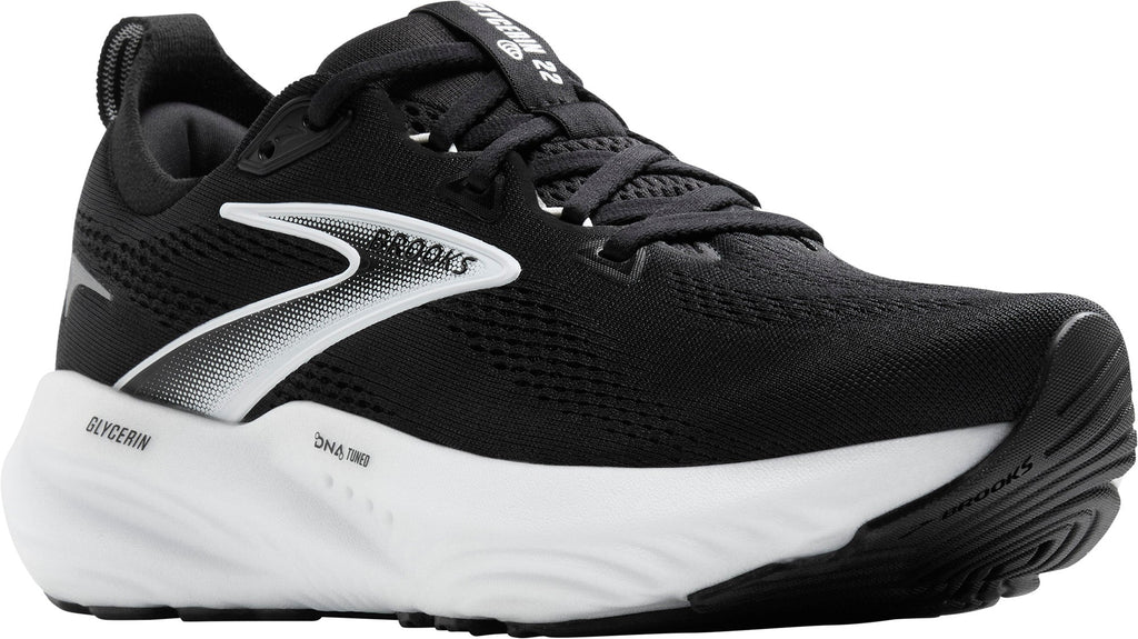Women's Glycerin 22 Wide Fit Road Running Shoes - Black