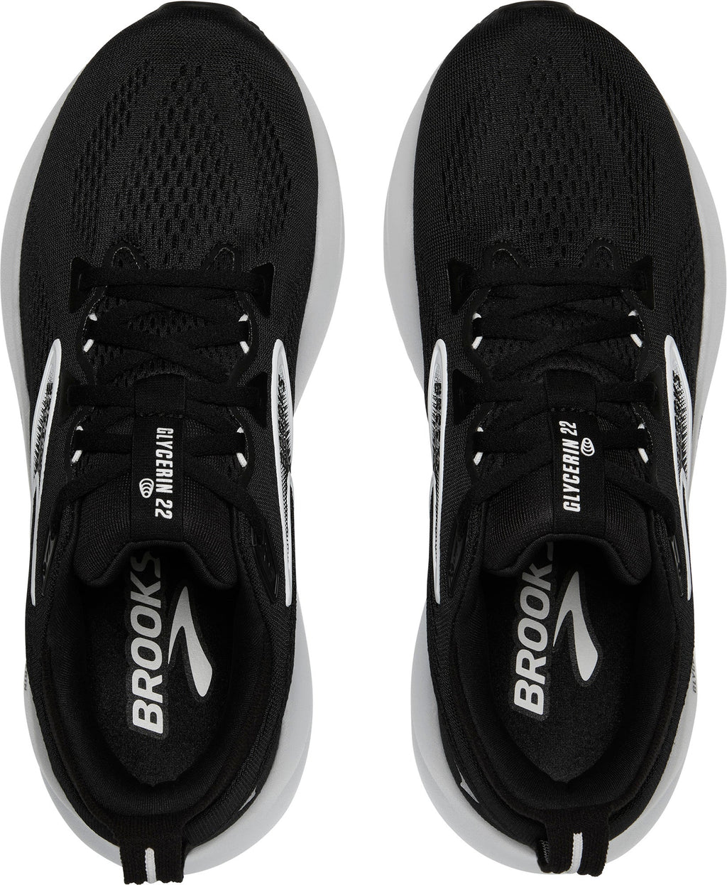 Women's Glycerin 22 Wide Fit Road Running Shoes - Black