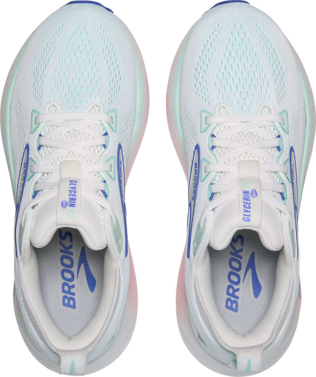 Women's Glycerin 22 Road Running Shoes - Green