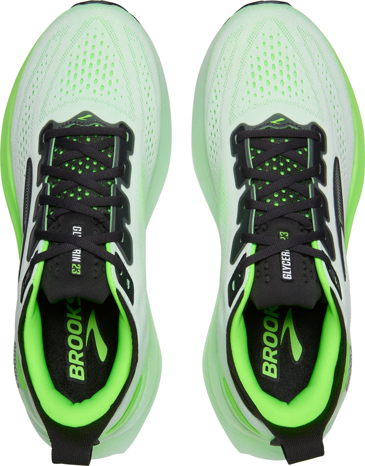Men's Glycerin 23 Road Running Shoes - Green