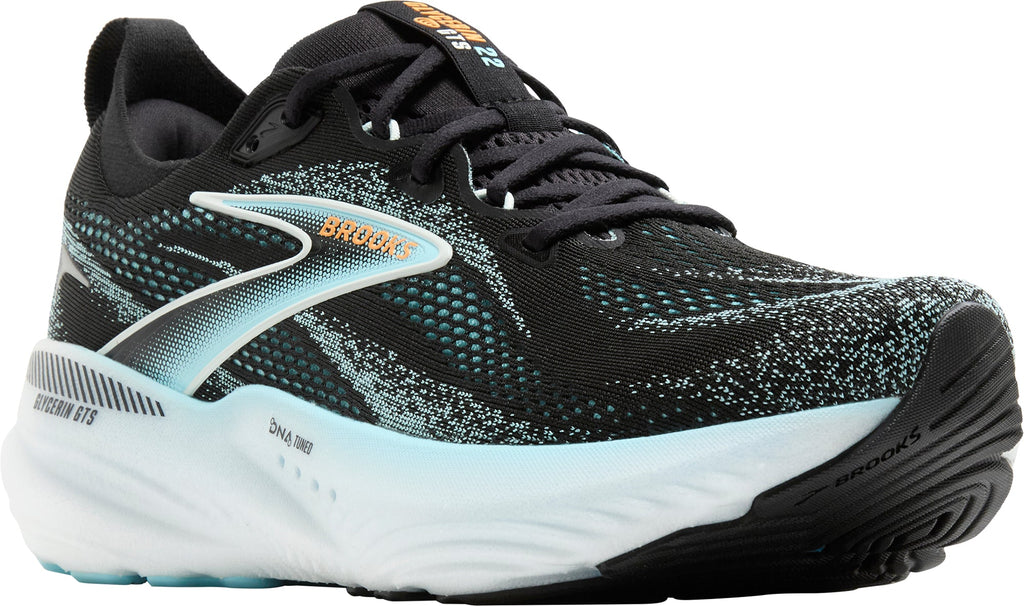 Men's Glycerin GTS 22 Road Running Shoes - Black