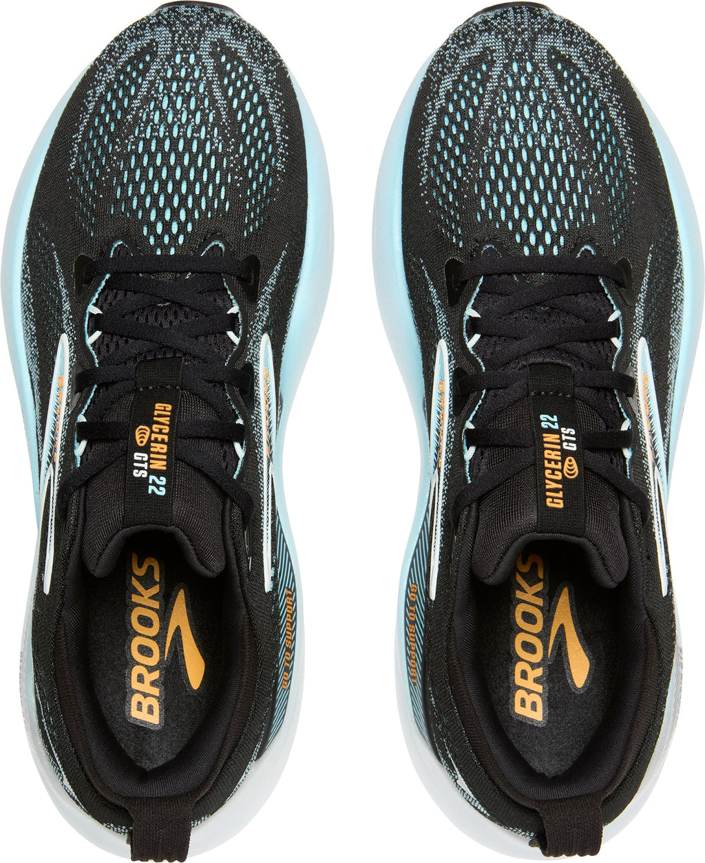 Men's Glycerin GTS 22 Road Running Shoes - Black