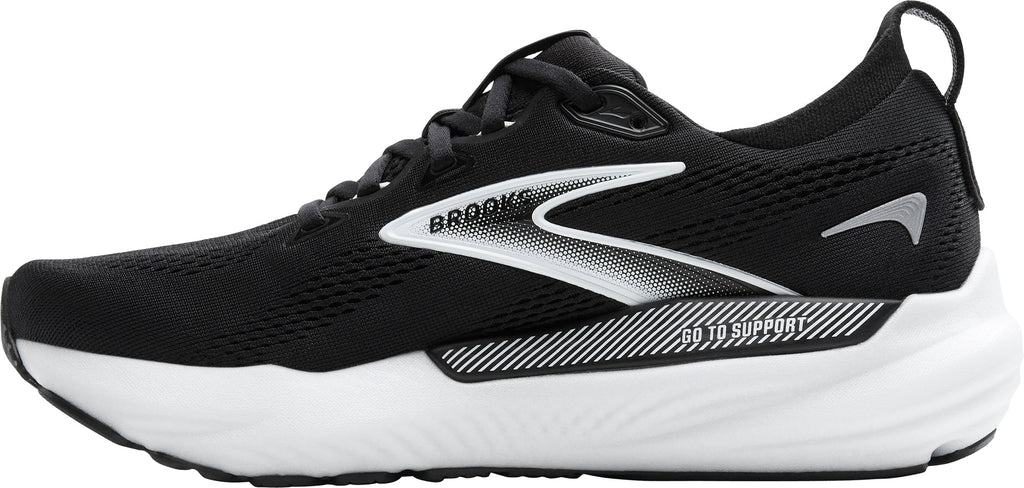 Women's Glycerin GTS 22 Wide Fit Road Running Shoes - Black