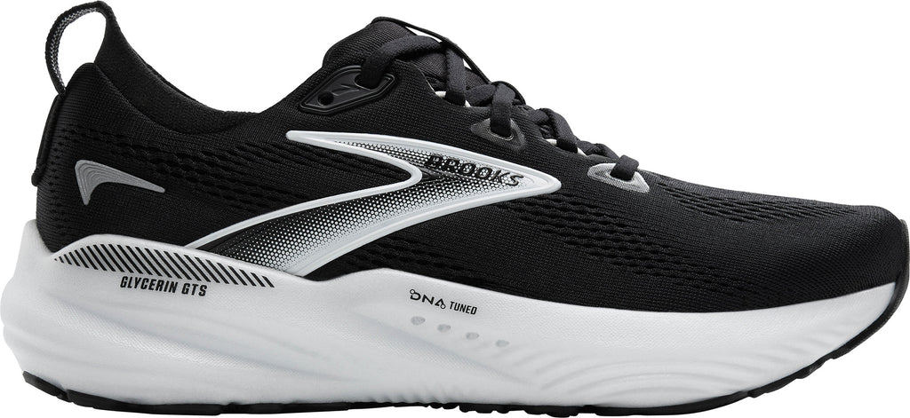 Women's Glycerin GTS 22 Wide Fit Road Running Shoes - Black