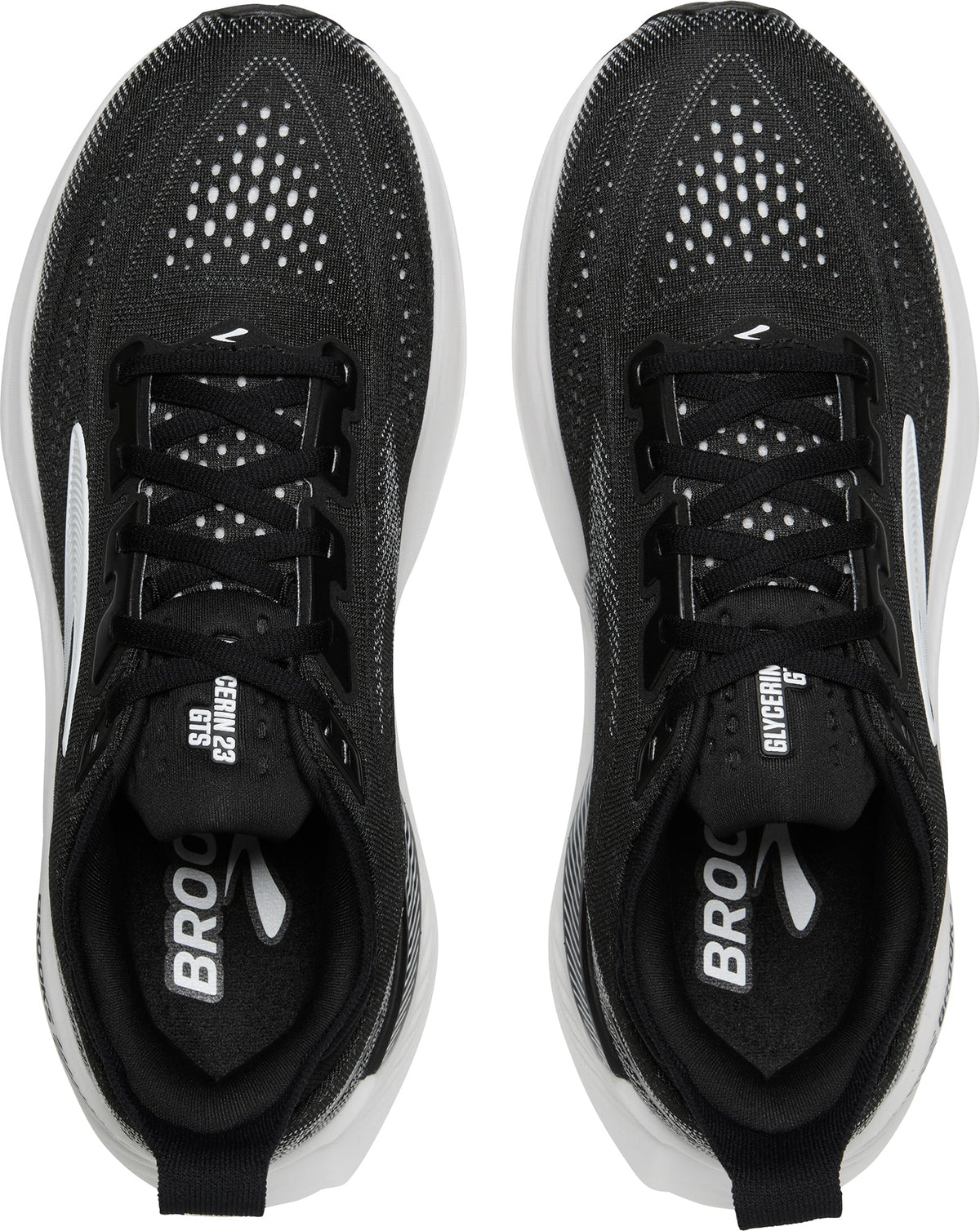 Women's Glycerin GTS 23 Road Running Shoes - Black