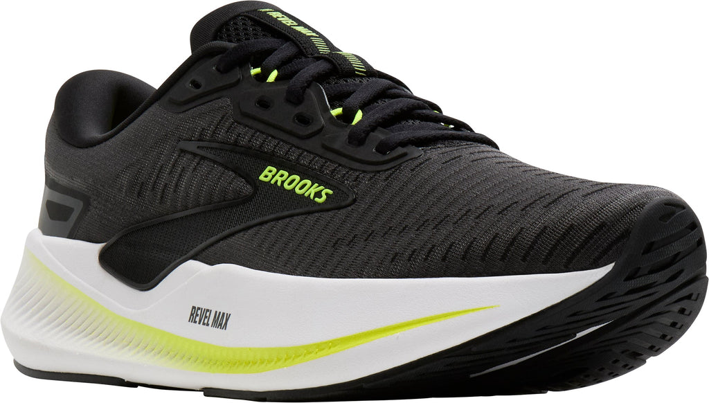 Men's Revel Max Road Running Shoes - Black