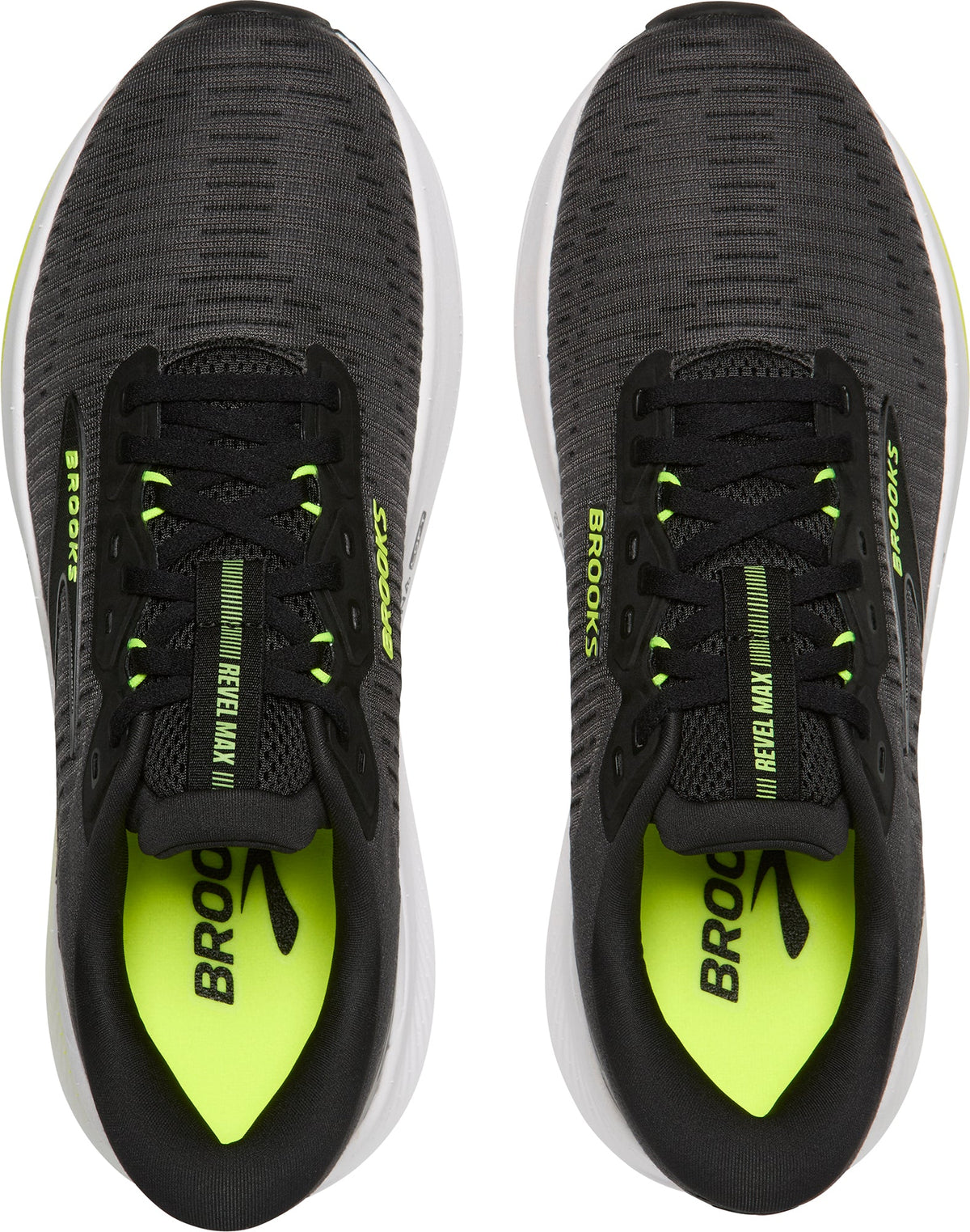 Men's Revel Max Road Running Shoes - Black