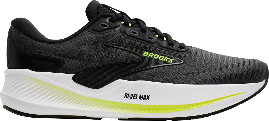 Men's Revel Max Road Running Shoes - Black