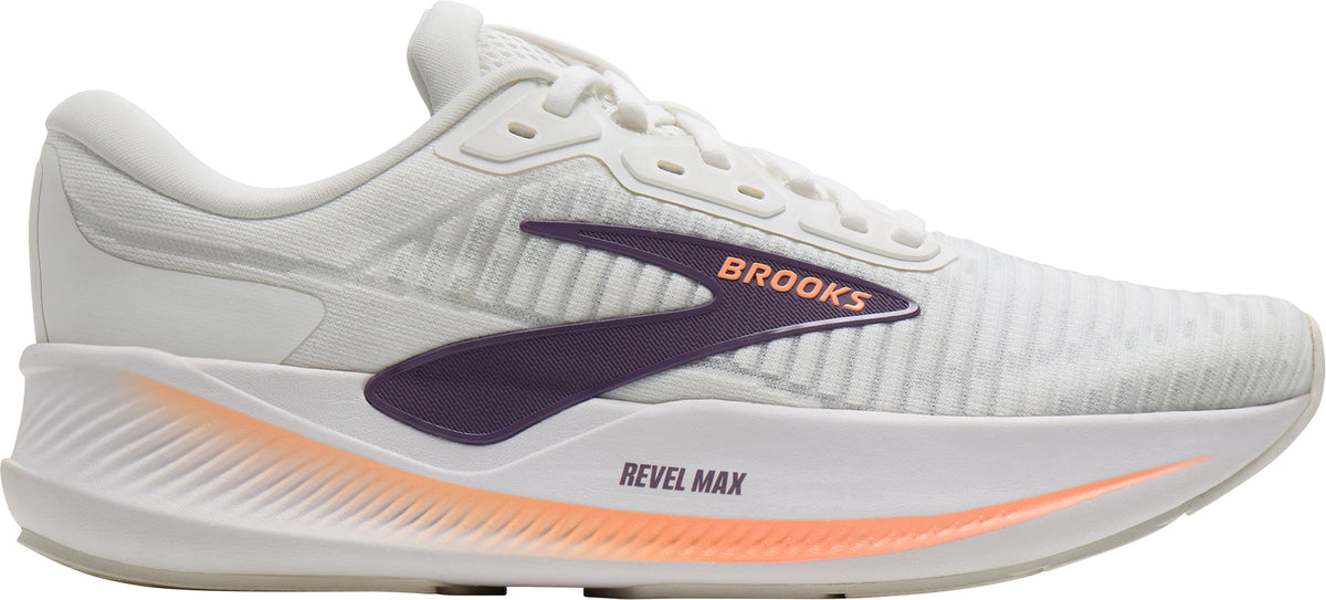Women's Revel Max Road Running Shoes - White