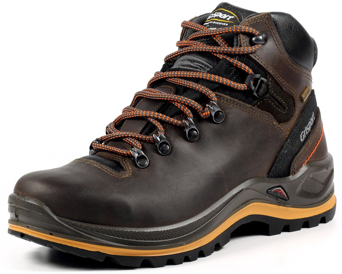 Men's Pyke Wide Fit Waterproof Walking Boots - Brown