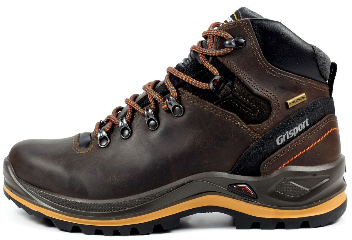 Men's Pyke Wide Fit Waterproof Walking Boots - Brown